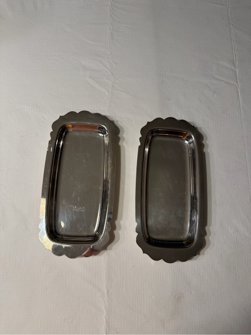 W.M.Rogers Silver Plated trays 10”